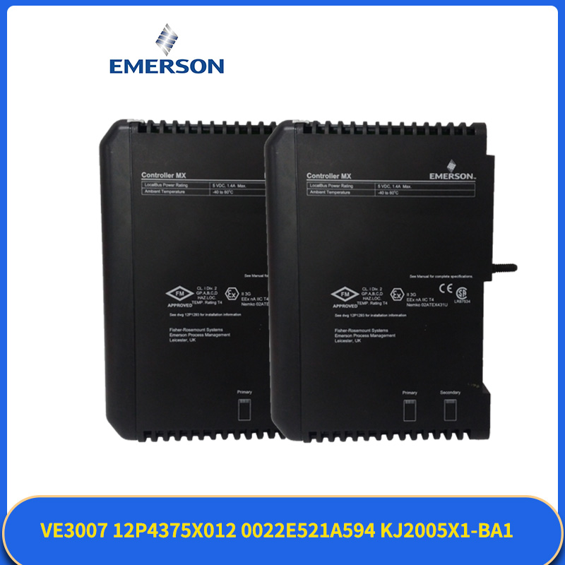 VE3007-12P4375X012-0022E521A594-KJ2005X1-BA1 Emerson